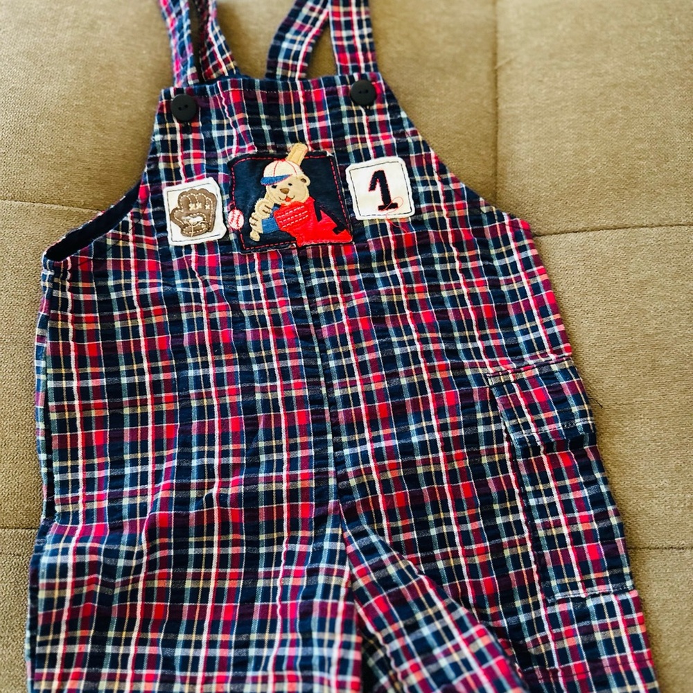Boys 18 month Baseball Overalls/Romper